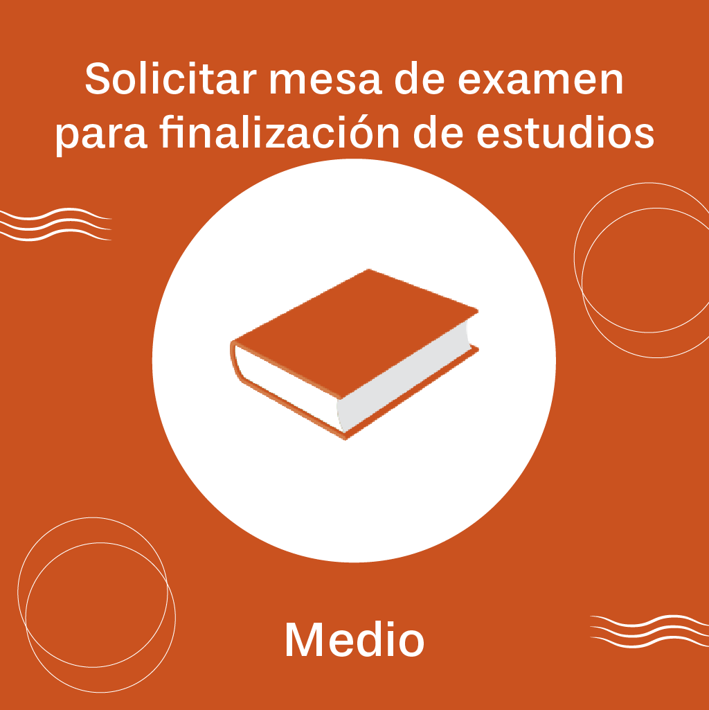 solicitar mesa de examen