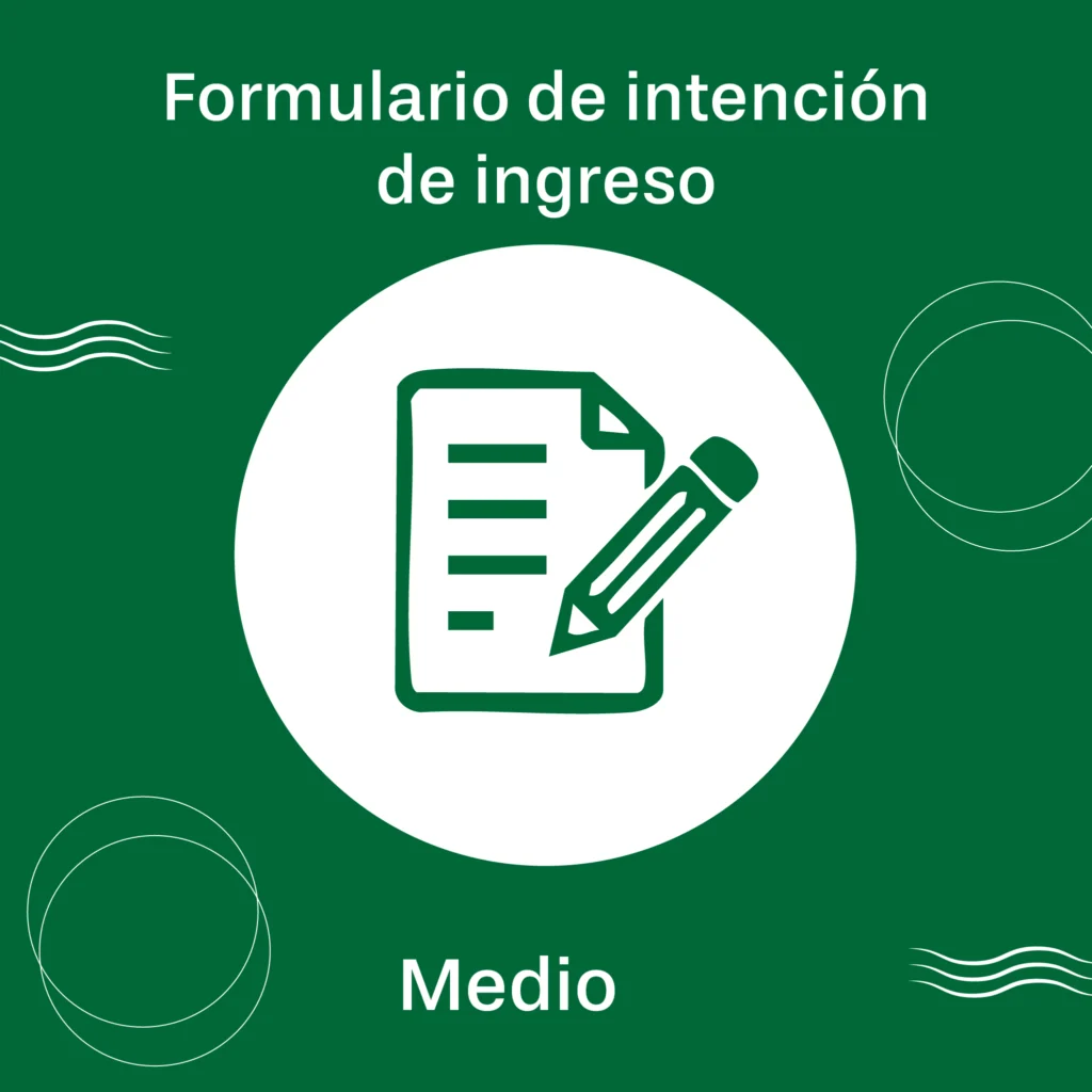 formulario de intención medios